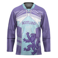 Scotland Football Custom Hockey Jersey 2026 Come On Scottish Dragon Thistle Cyan - Wonder Print Shop