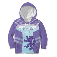 Scotland Football Custom Kid Hoodie 2026 Come On Scottish Dragon Thistle Cyan - Wonder Print Shop