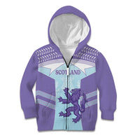 Scotland Football Custom Kid Hoodie 2026 Come On Scottish Dragon Thistle Cyan - Wonder Print Shop