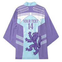 Scotland Football Custom Kimono 2026 Come On Scottish Dragon Thistle Cyan - Wonder Print Shop
