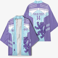 Scotland Football Custom Kimono 2026 Come On Scottish Dragon Thistle Cyan - Wonder Print Shop