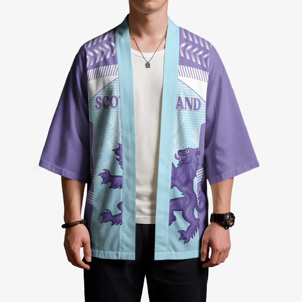 Scotland Football Custom Kimono 2026 Come On Scottish Dragon Thistle Cyan - Wonder Print Shop