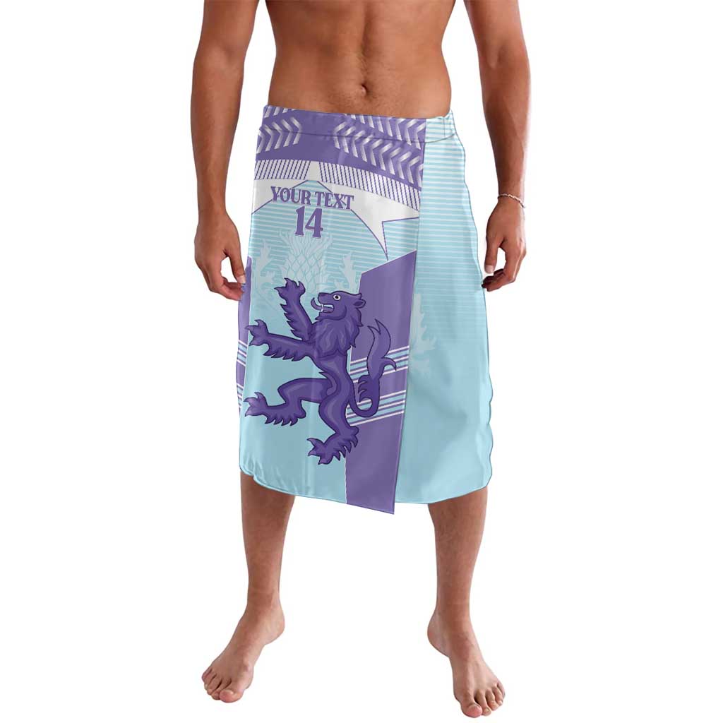 Scotland Football Custom Lavalava 2026 Come On Scottish Dragon Thistle Cyan - Wonder Print Shop