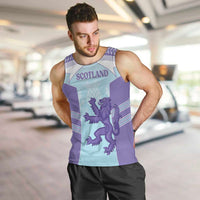 Scotland Football Custom Men Tank Top 2026 Come On Scottish Dragon Thistle Cyan - Wonder Print Shop