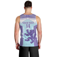 Scotland Football Custom Men Tank Top 2026 Come On Scottish Dragon Thistle Cyan - Wonder Print Shop