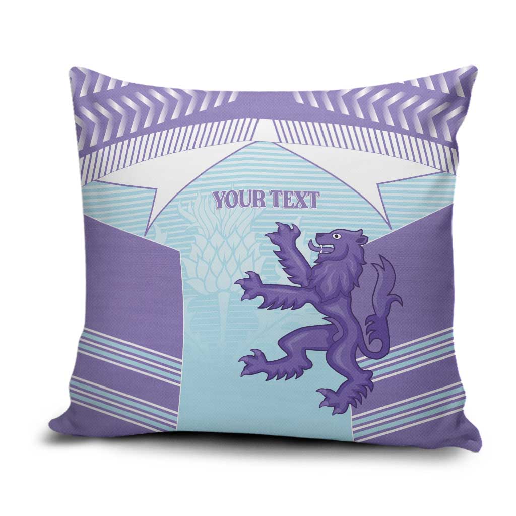 Scotland Football Custom Pillow Cover 2026 Come On Scottish Dragon Thistle Cyan - Wonder Print Shop