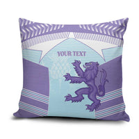 Scotland Football Custom Pillow Cover 2026 Come On Scottish Dragon Thistle Cyan - Wonder Print Shop