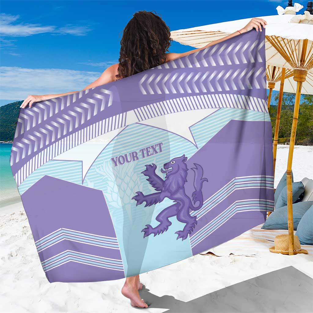 Scotland Football Custom Sarong 2026 Come On Scottish Dragon Thistle Cyan - Wonder Print Shop