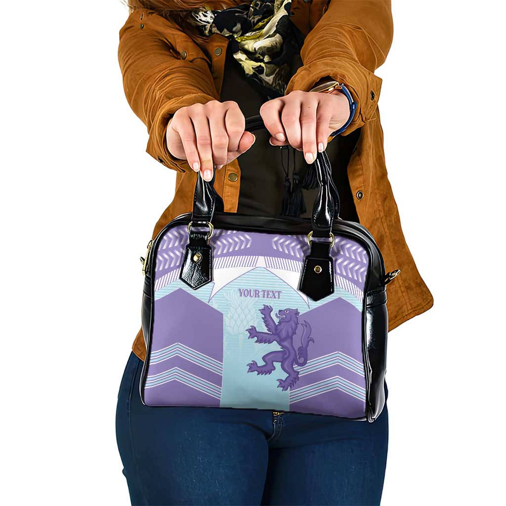 Scotland Football Custom Shoulder Handbag 2026 Come On Scottish Dragon Thistle Cyan - Wonder Print Shop