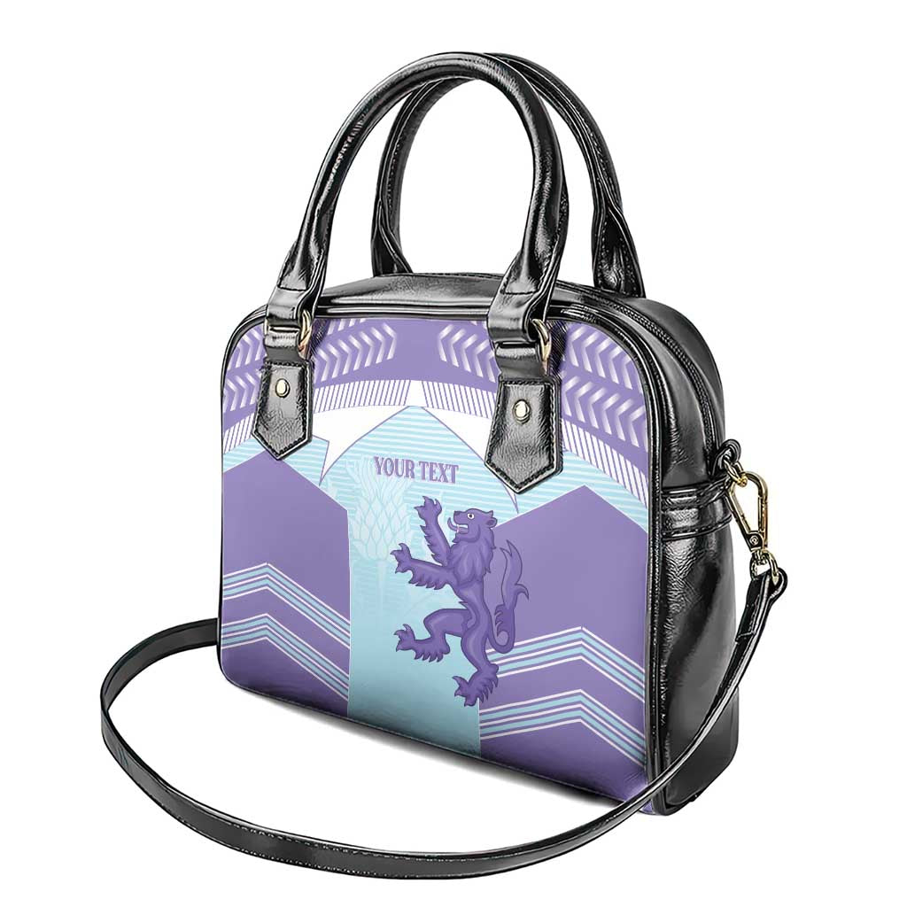 Scotland Football Custom Shoulder Handbag 2026 Come On Scottish Dragon Thistle Cyan - Wonder Print Shop