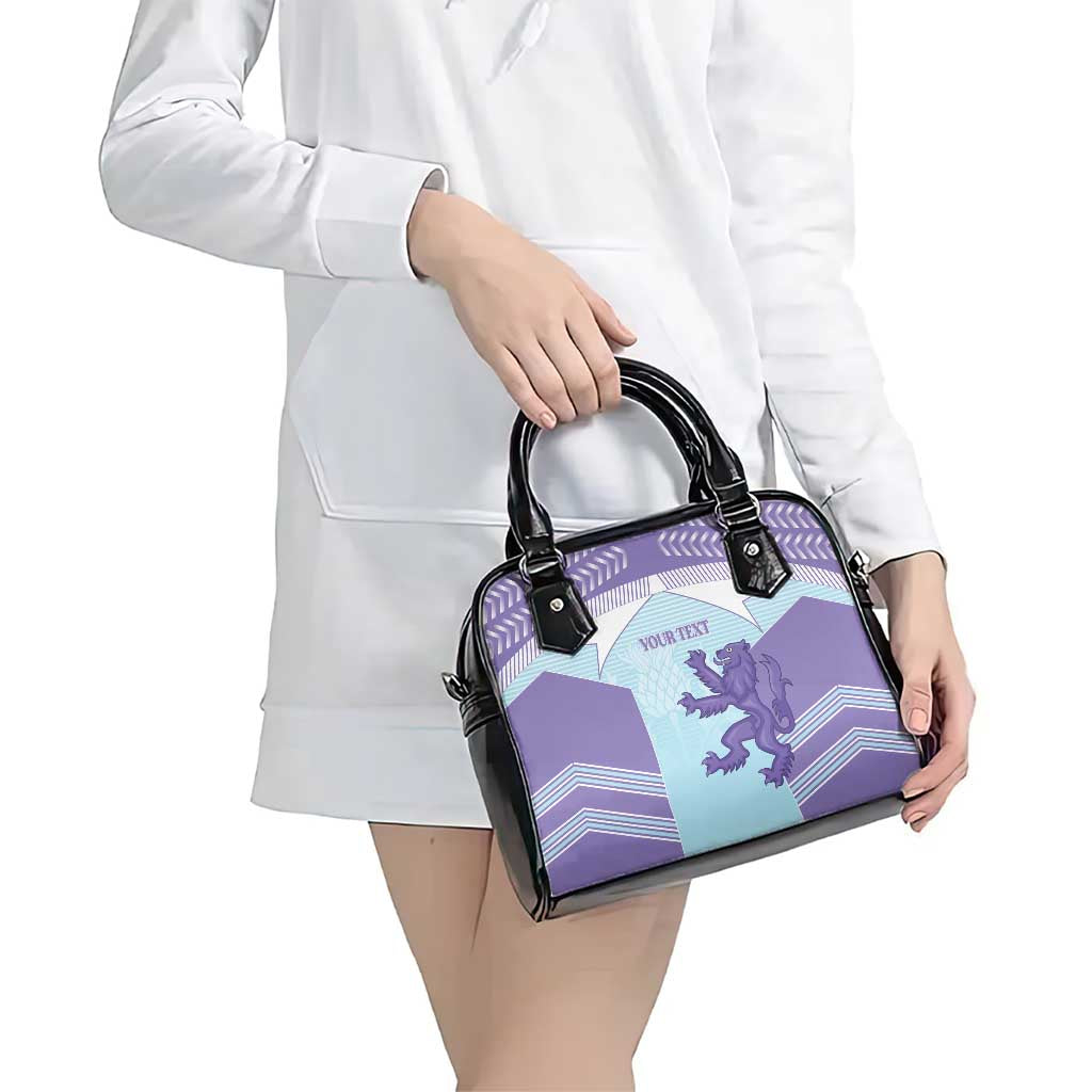 Scotland Football Custom Shoulder Handbag 2026 Come On Scottish Dragon Thistle Cyan - Wonder Print Shop