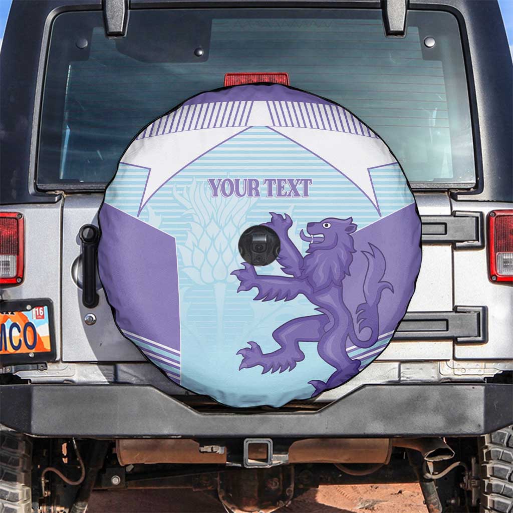 Scotland Football Custom Spare Tire Cover 2026 Come On Scottish Dragon Thistle Cyan - Wonder Print Shop