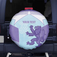 Scotland Football Custom Spare Tire Cover 2026 Come On Scottish Dragon Thistle Cyan - Wonder Print Shop