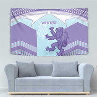 Scotland Football Custom Tapestry 2026 Come On Scottish Dragon Thistle Cyan - Wonder Print Shop