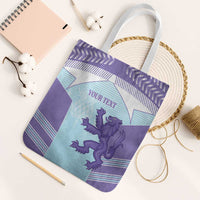 Scotland Football Custom Tote Bag 2026 Come On Scottish Dragon Thistle Cyan - Wonder Print Shop