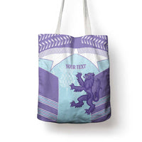 Scotland Football Custom Tote Bag 2026 Come On Scottish Dragon Thistle Cyan - Wonder Print Shop