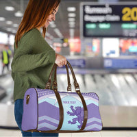 Scotland Football Custom Travel Bag 2026 Come On Scottish Dragon Thistle Cyan - Wonder Print Shop