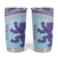 Scotland Football Custom Tumbler Cup 2026 Come On Scottish Dragon Thistle Cyan - Wonder Print Shop