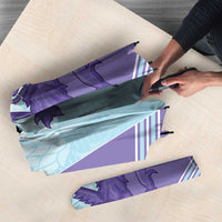 Scotland Football Custom Umbrella 2026 Come On Scottish Dragon Thistle Cyan - Wonder Print Shop