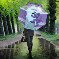 Scotland Football Custom Umbrella 2026 Come On Scottish Dragon Thistle Cyan - Wonder Print Shop