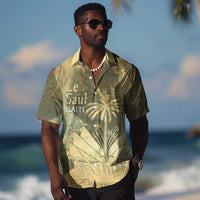Personalized Afro Haiti Le Saut Hawaiian Shirt Ayiti Waterfall Vintage Grunge Style - Wonder Print Shop
