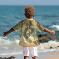 Personalized Afro Haiti Le Saut Kid Hawaiian Shirt Ayiti Waterfall Vintage Grunge Style - Wonder Print Shop