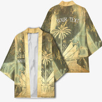 Personalized Afro Haiti Le Saut Kimono Ayiti Waterfall Vintage Grunge Style - Wonder Print Shop