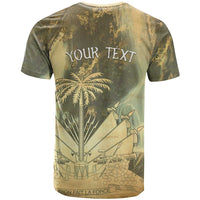 Personalized Afro Haiti Le Saut T shirt Ayiti Waterfall Vintage Grunge Style - Wonder Print Shop