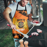 Netherlands Darts Apron Born To Play Darts Grunge Style - Wonder Print Shop