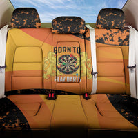 Netherlands Darts Back Car Seat Cover Born To Play Darts Grunge Style - Wonder Print Shop