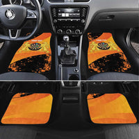 Personalised Netherlands Darts Car Mats Born To Play Darts Grunge Style - Wonder Print Shop