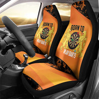 Netherlands Darts Car Seat Cover Born To Play Darts Grunge Style - Wonder Print Shop