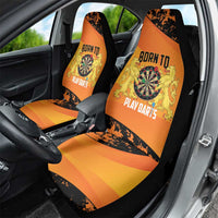 Netherlands Darts Car Seat Cover Born To Play Darts Grunge Style - Wonder Print Shop