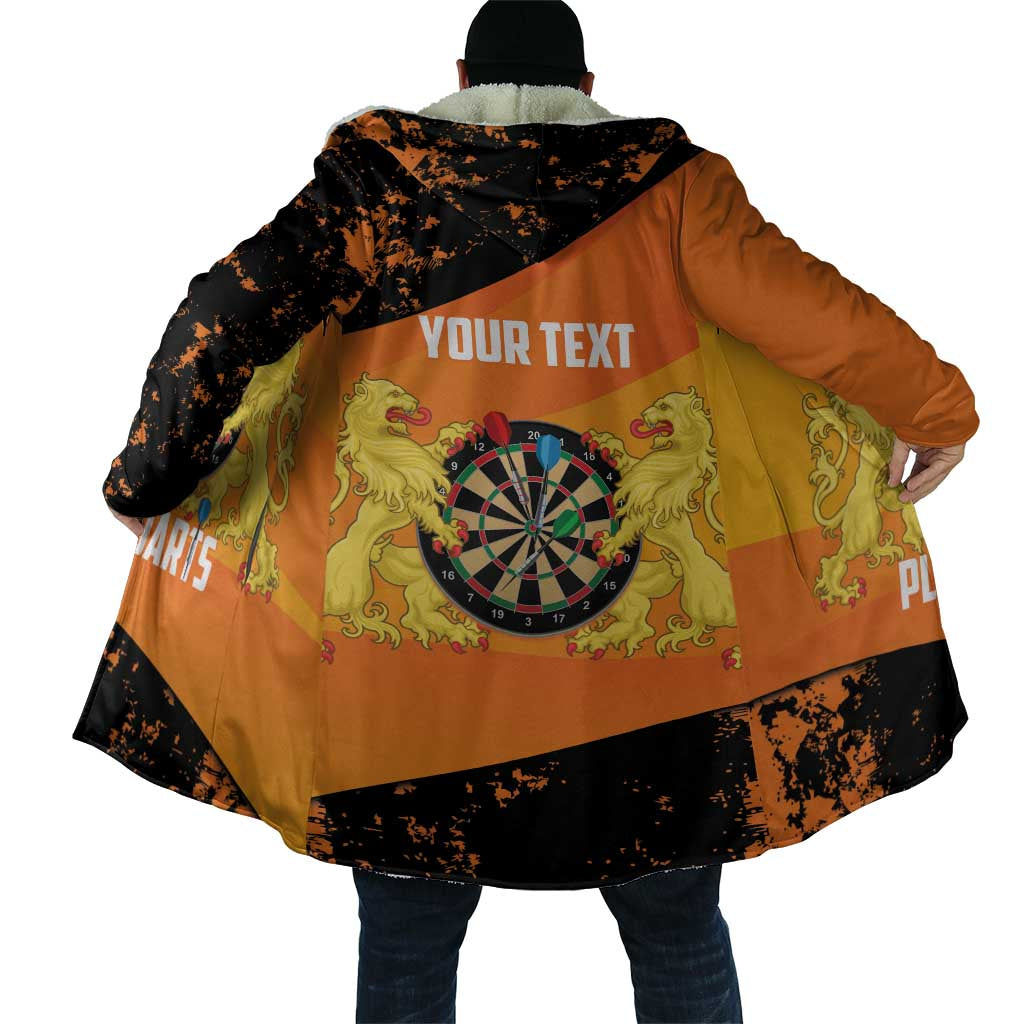 Personalised Netherlands Darts Cloak Born To Play Darts Grunge Style - Wonder Print Shop