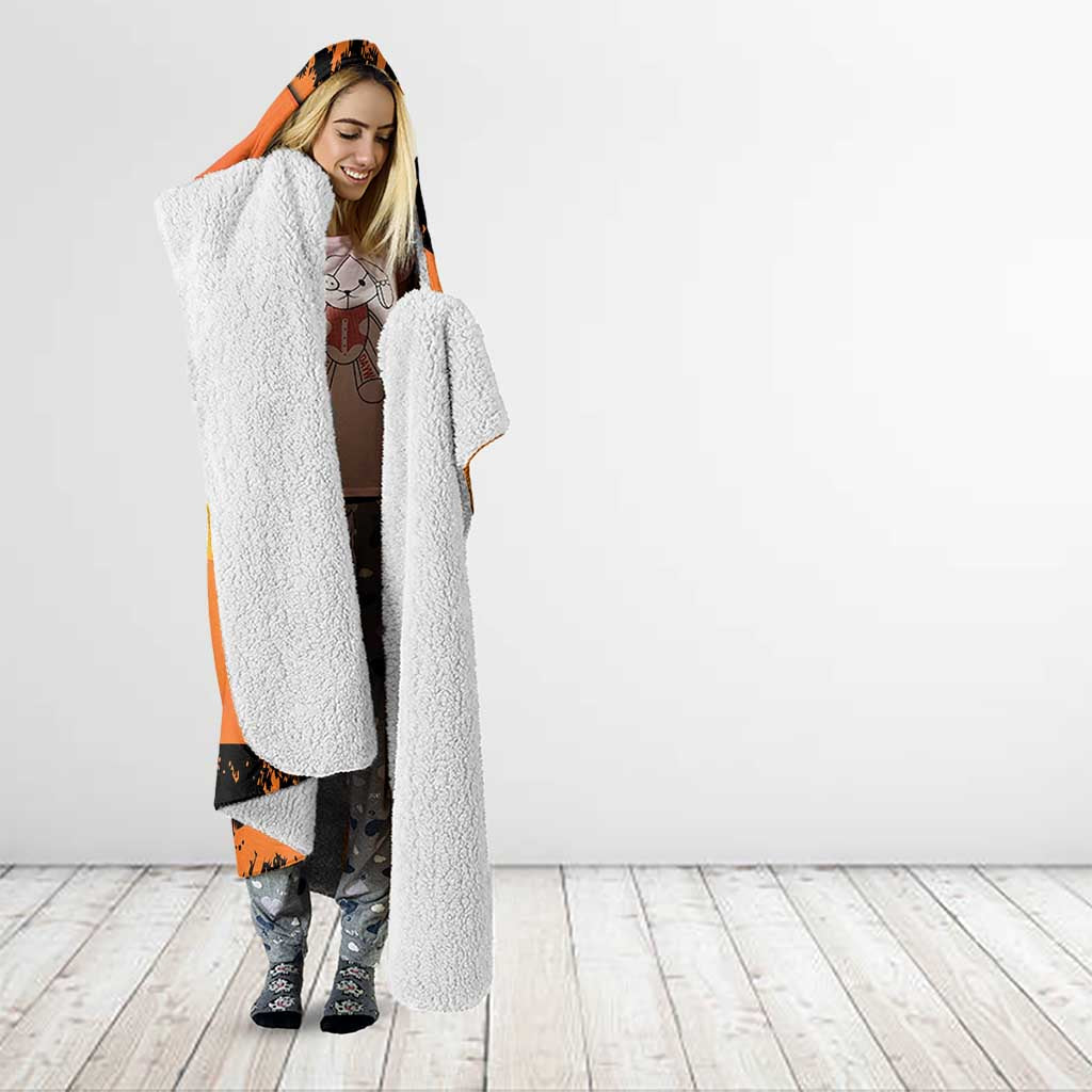 Netherlands Darts Hooded Blanket Born To Play Darts Grunge Style - Wonder Print Shop