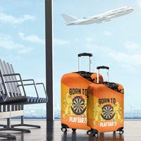 Netherlands Darts Luggage Cover Born To Play Darts Grunge Style - Wonder Print Shop