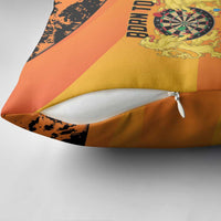 Netherlands Darts Pillow Cover Born To Play Darts Grunge Style - Wonder Print Shop