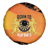 Netherlands Darts Spare Tire Cover Born To Play Darts Grunge Style - Wonder Print Shop