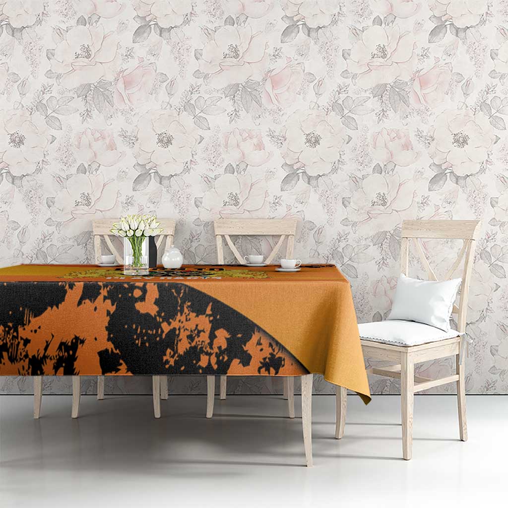 Netherlands Darts Tablecloth Born To Play Darts Grunge Style - Wonder Print Shop