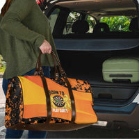 Netherlands Darts Travel Bag Born To Play Darts Grunge Style - Wonder Print Shop