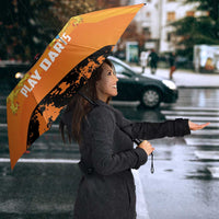 Netherlands Darts Umbrella Born To Play Darts Grunge Style - Wonder Print Shop