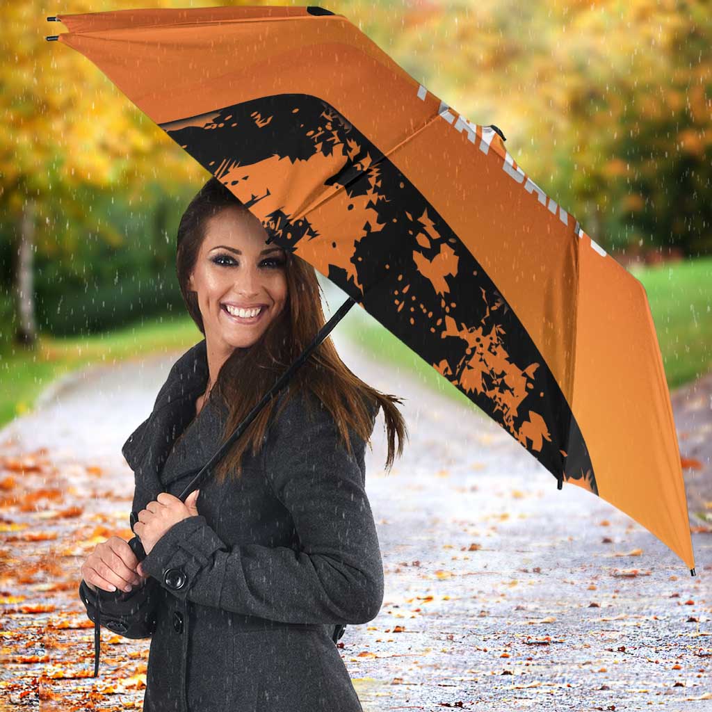 Netherlands Darts Umbrella Born To Play Darts Grunge Style - Wonder Print Shop