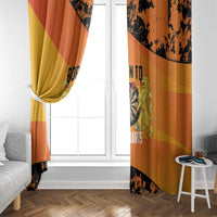 Netherlands Darts Window Curtain Born To Play Darts Grunge Style - Wonder Print Shop