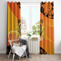 Netherlands Darts Window Curtain Born To Play Darts Grunge Style - Wonder Print Shop