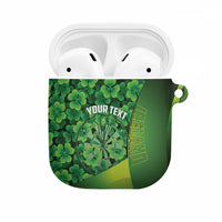 Personalised Ireland Darts AirPods Case Dartboard Irish Shamrock Pattern - Wonder Print Shop