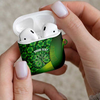 Personalised Ireland Darts AirPods Case Dartboard Irish Shamrock Pattern - Wonder Print Shop