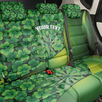 Personalised Ireland Darts Back Car Seat Cover Dartboard Irish Shamrock Pattern - Wonder Print Shop