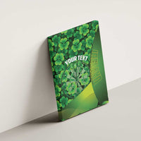 Personalised Ireland Darts Canvas Wall Art Dartboard Irish Shamrock Pattern - Wonder Print Shop