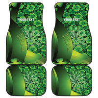 Personalised Ireland Darts Car Mats Dartboard Irish Shamrock Pattern - Wonder Print Shop