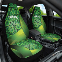 Personalised Ireland Darts Car Seat Cover Dartboard Irish Shamrock Pattern - Wonder Print Shop